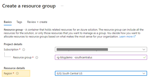 Azure Create Resource Group for Azure Multi-Container App