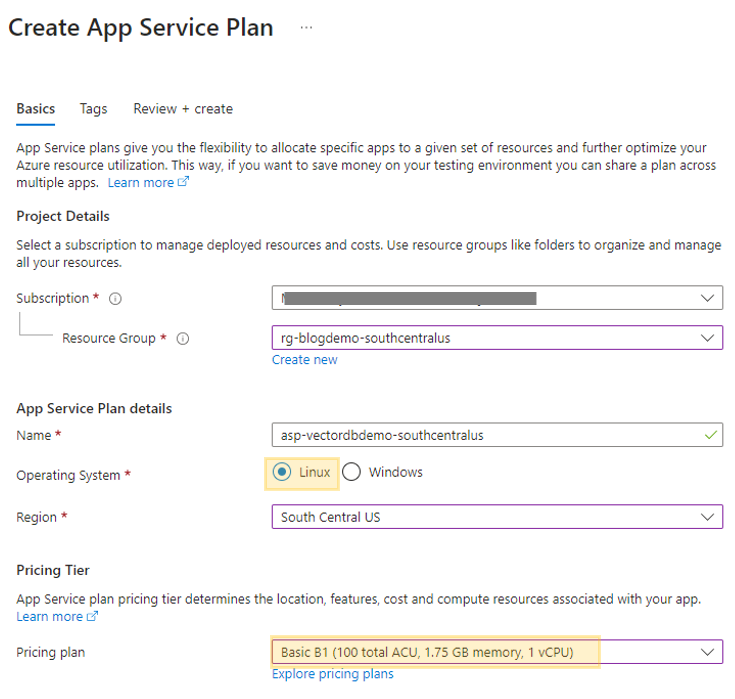 Azure Create App Service Plan for Multi-Container App